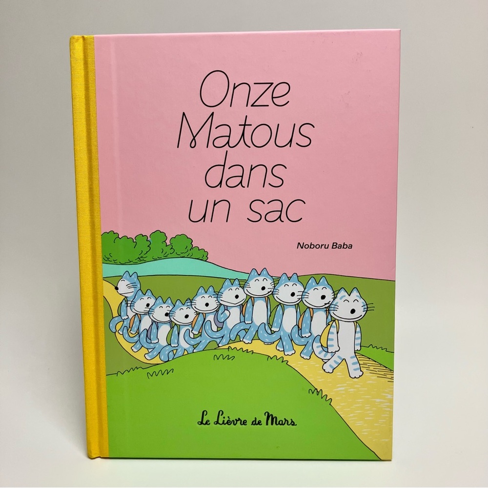 Livre enfants Onze Matous dans un Sac Noboru Baba 2019 French Book Japon